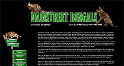Desktop Screenshot of mainstreetbengals.com